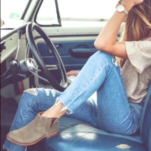 Kork-Ease Velma Brown Suede Leather Chelsea Ankle Boots Size 8.5M